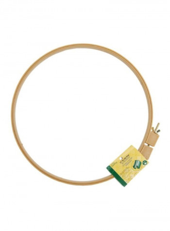 Plastic No-Slip Quilting Hoop Beige