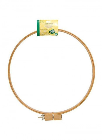 Plastic No-Slip Quilting Hoop Beige