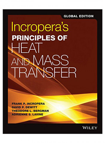 Incropera'S Principles Of Heat And Mass Transfer Paperback