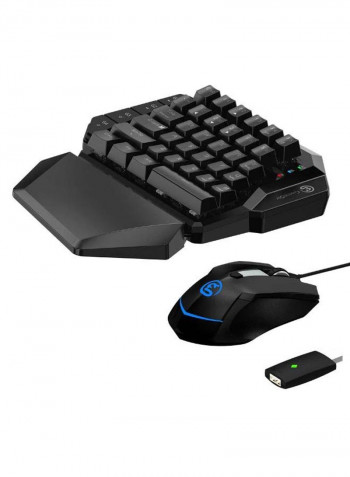 Wireless Converter VX Aim Switch Keyboard With Dongle And Mouse Black