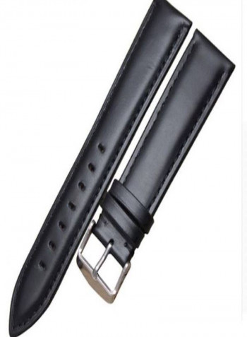 Asus Zenwatch 2 Wi501Q, Wi502Q Premium Leather Smart Watch Band Strap Black