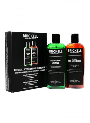 Daily Revitalizing Hair Care Routine Shampoo And Conditioner Set 237ml