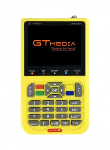 TV Signal Finder Meter V2899EU Yellow/Blue/Black