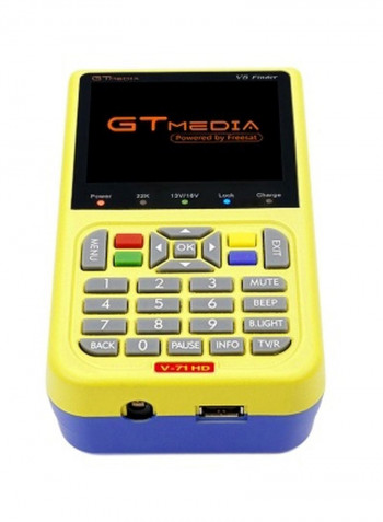 TV Signal Finder Meter V2899EU Yellow/Blue/Black