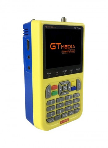 TV Signal Finder Meter V2899EU Yellow/Blue/Black
