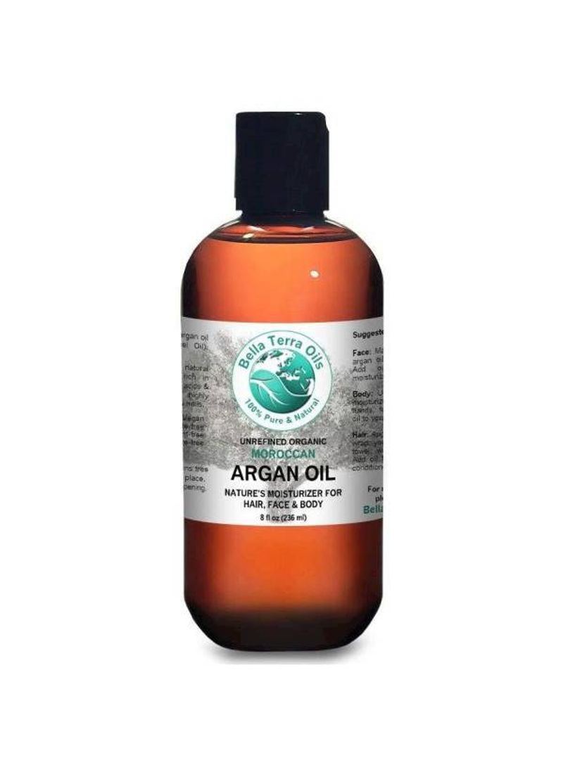Argan Oil 8 Oz Moroccan Cold Pressed Organic Unrefined 8 Ounce