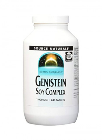 Genistein Soy Complex Supplement - 240 Tablets