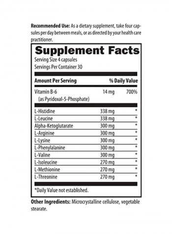 Health Amino Acid Synergy - 120 Capsules