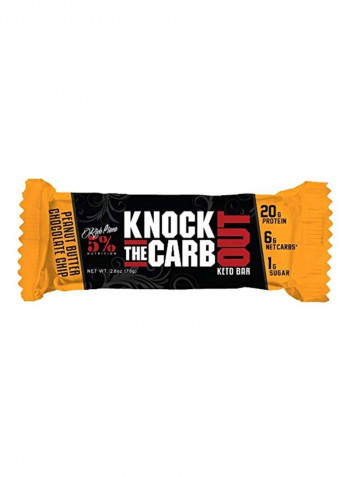 Pack Of 10 KTCO Keto Bar - Peanut Butter Chocolate Chip