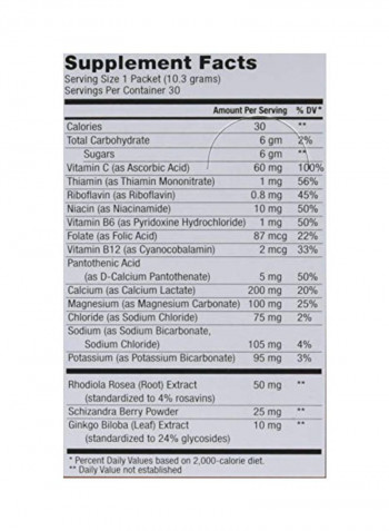 30-Piece Cran- Raspberry Energy Dietary Supplement