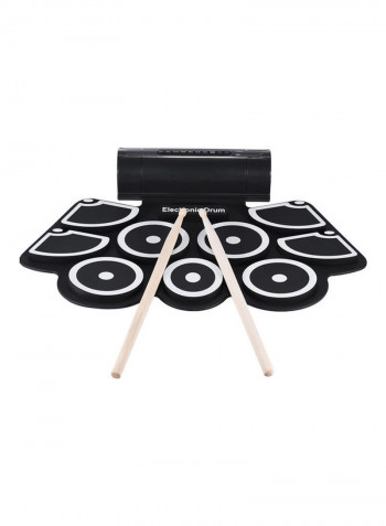 Portable Electronic Roll Up Drum Pad Set