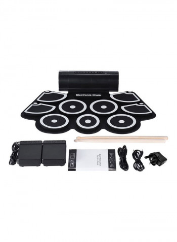 Portable Electronic Roll Up Drum Pad Set