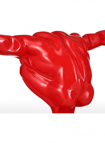 Diver Sculpture Red 45 x 17 x 34cm