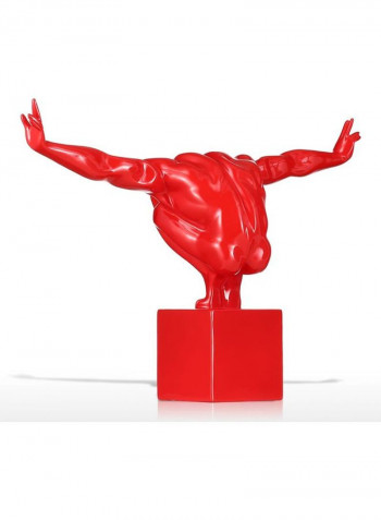 Diver Sculpture Red 45 x 17 x 34cm