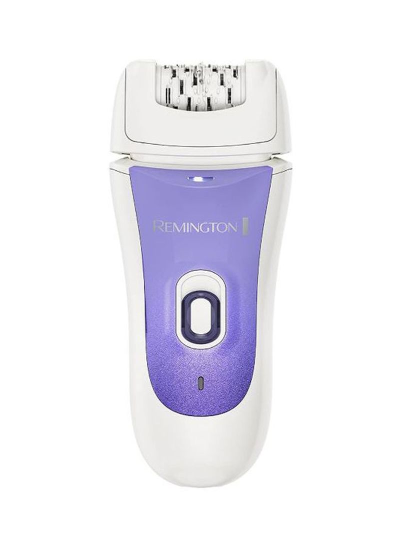 Smooth And Silky Deluxe Rechargeable Epilator Purple/White 6.3x3.54x8.03cm