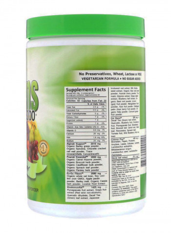 Delicious Greens Dietary Supplement Powder