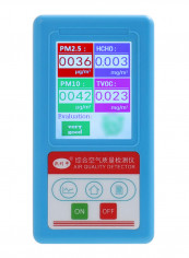 Portable Electromagnetic Radiation Detector Tester Blue