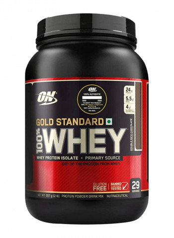 Gold Standard 100 Percent Whey Protein - Double Rich Chocolate - 907 Gram