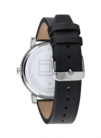 Men's Leather Analog Wrist Watch 1791735