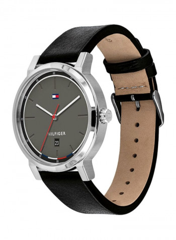 Men's Leather Analog Wrist Watch 1791735