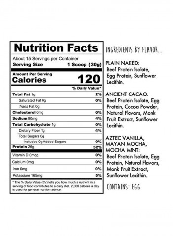 Protein Powder- Aztec Vanilla