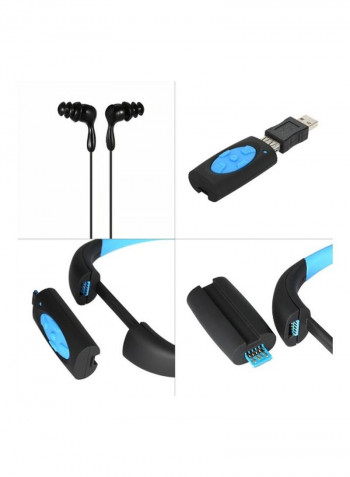 Sport Wireless MP3 Player V1800BL Black/Blue