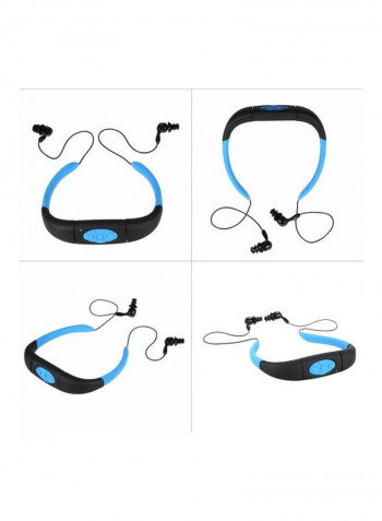 Sport Wireless MP3 Player V1800BL Black/Blue