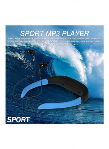 Sport Wireless MP3 Player V1800BL Black/Blue