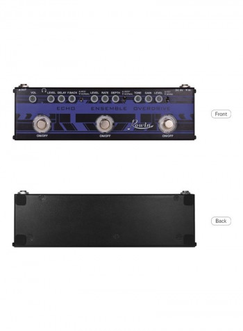 3-in-1 Guitar Multi Effects Pedal