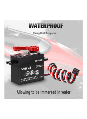 45KG Servo IP67 Waterproof Steering Servo For Rc Crawler 7.7x3.3x6cm