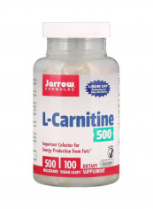 L-Carnitine Dietary Supplement 500 mg - 100 Veggie Licaps