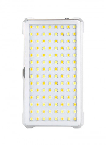 LED Video Light Silver/White