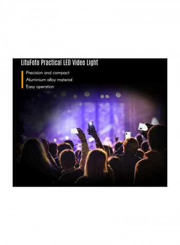 LED Video Light Silver/White