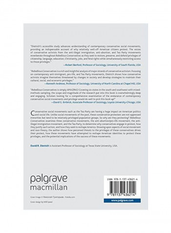Rebellious Conservatives: Social Movements In Defense Of Privilege Paperback