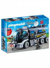 Tactical Unit Truck Figures Playset 5.6x27.9x16.5cm