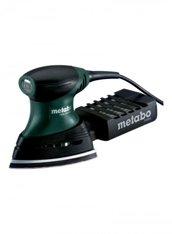 Multi Sander With Plastic Carry Case Green/Black 100x147millimeter