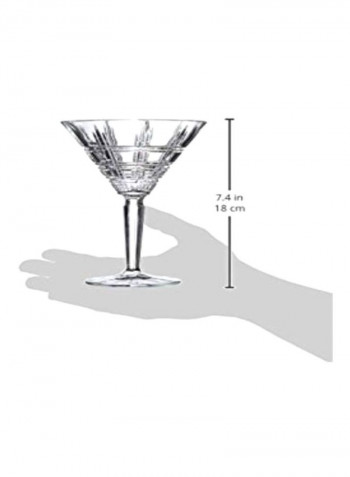 2-Piece Genuine Crystal Glass Set Clear