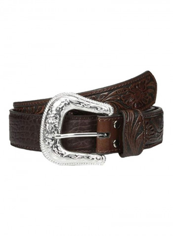 Leather Waist Belt Brown