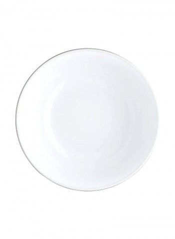 Stoneware Soup Bowl Green/White 6x6x4inch
