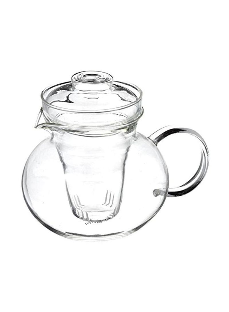 Teapot Infuser And Flowering Jasmine Tea Set Clear 10.2x7.1x8.1inch