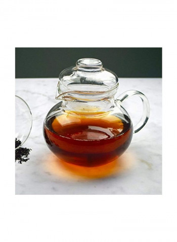 Teapot Infuser And Flowering Jasmine Tea Set Clear 10.2x7.1x8.1inch