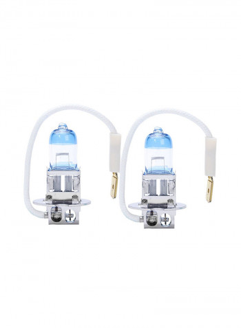 2-Piece H3 Car Halogen Headlight