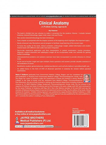 Clinical Anatomy: A Problem Solving Approach Volume 1 Hardcover 3