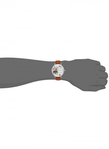 Kids' Casual Leather Quartz Analog Wrist Watch U-0510007