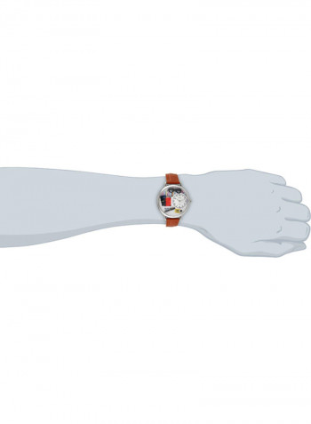 Kids' Casual Leather Quartz Analog Wrist Watch U-0460001