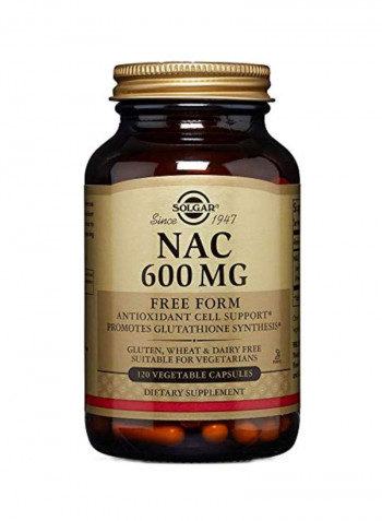 NAC Dietary Supplement 600mg - 120 Capsules