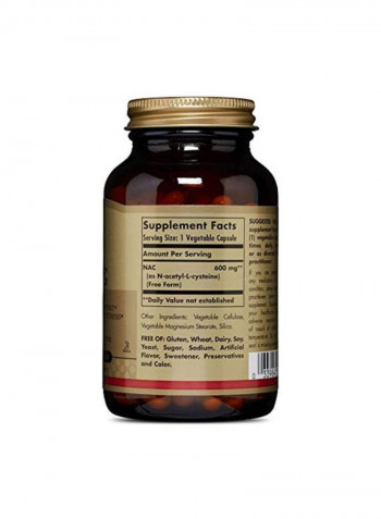 NAC Dietary Supplement 600mg - 120 Capsules