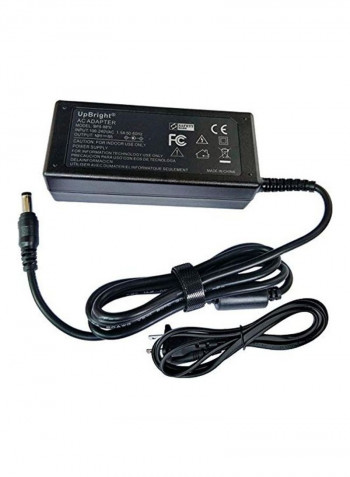 Replacement AC/DC Adapter Black