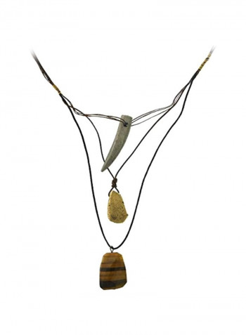 Rock And Sling 3-Tiered Necklace