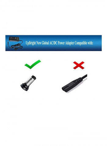 Replacement Charging Adapter For Polk Audio SurroundBar 9000 IHT 9000 Black